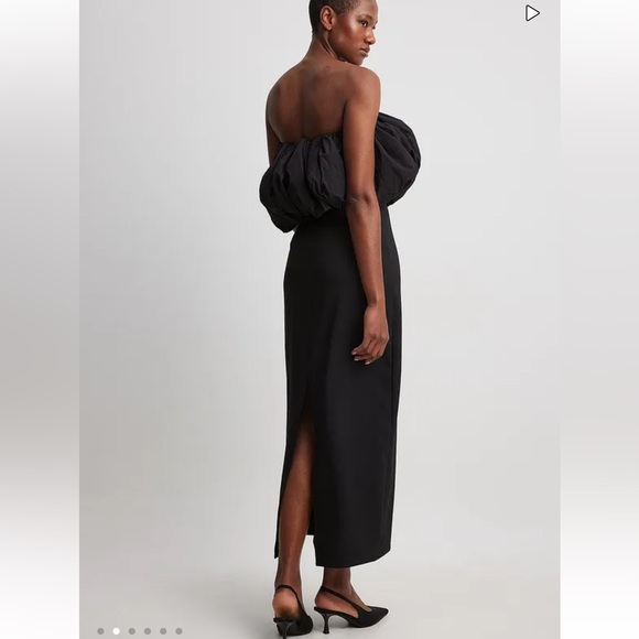 ASOS Dresses & Skirts - NWT ASOS Na-kd Puff Top Fitted Maxi Dress